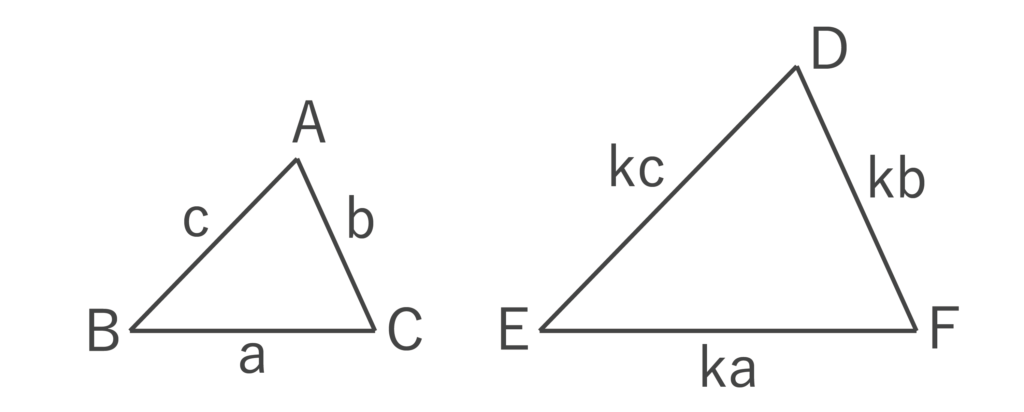 三角形の相似条件